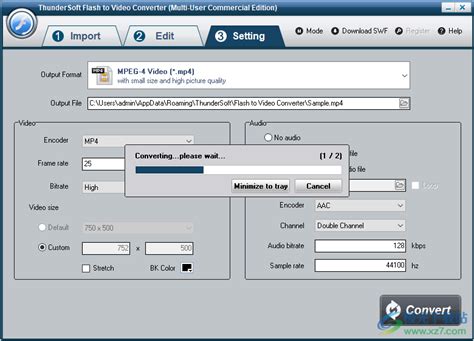 ThunderSoft Flash to MPEG